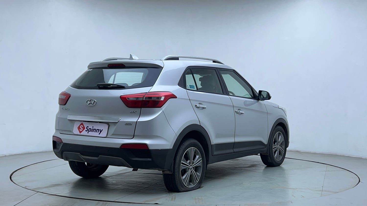 Used 2017 Hyundai Creta 1.6 SX Plus AT Petrol Petrol Automatic exterior RIGHT REAR CORNER VIEW