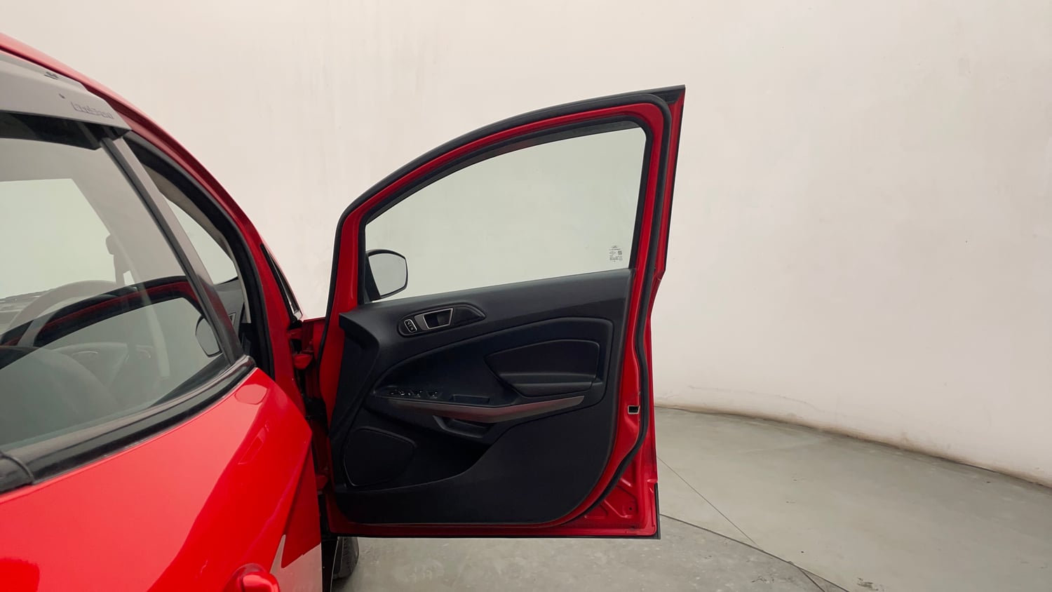 Used 2018 Ford EcoSport Trend 1.5L TDCi Diesel Manual interior RIGHT FRONT DOOR OPEN VIEW
