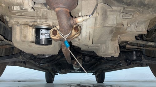 Used 2015 Maruti Suzuki Wagon R VXI Petrol Manual extra FRONT LEFT UNDERBODY VIEW
