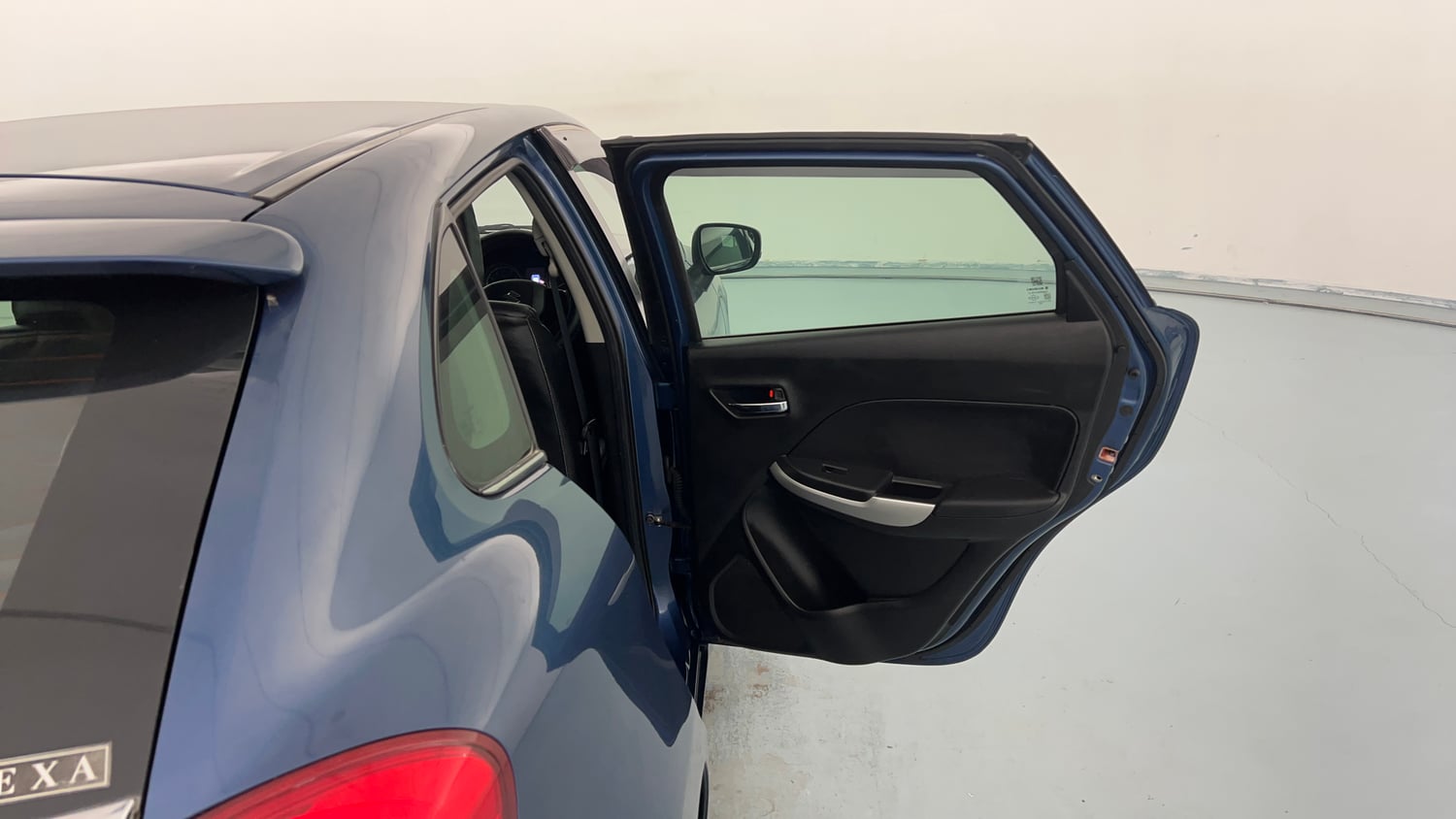 Used 2018 Maruti Suzuki Baleno Alpha 1.2 AT Petrol Automatic interior RIGHT REAR DOOR OPEN VIEW