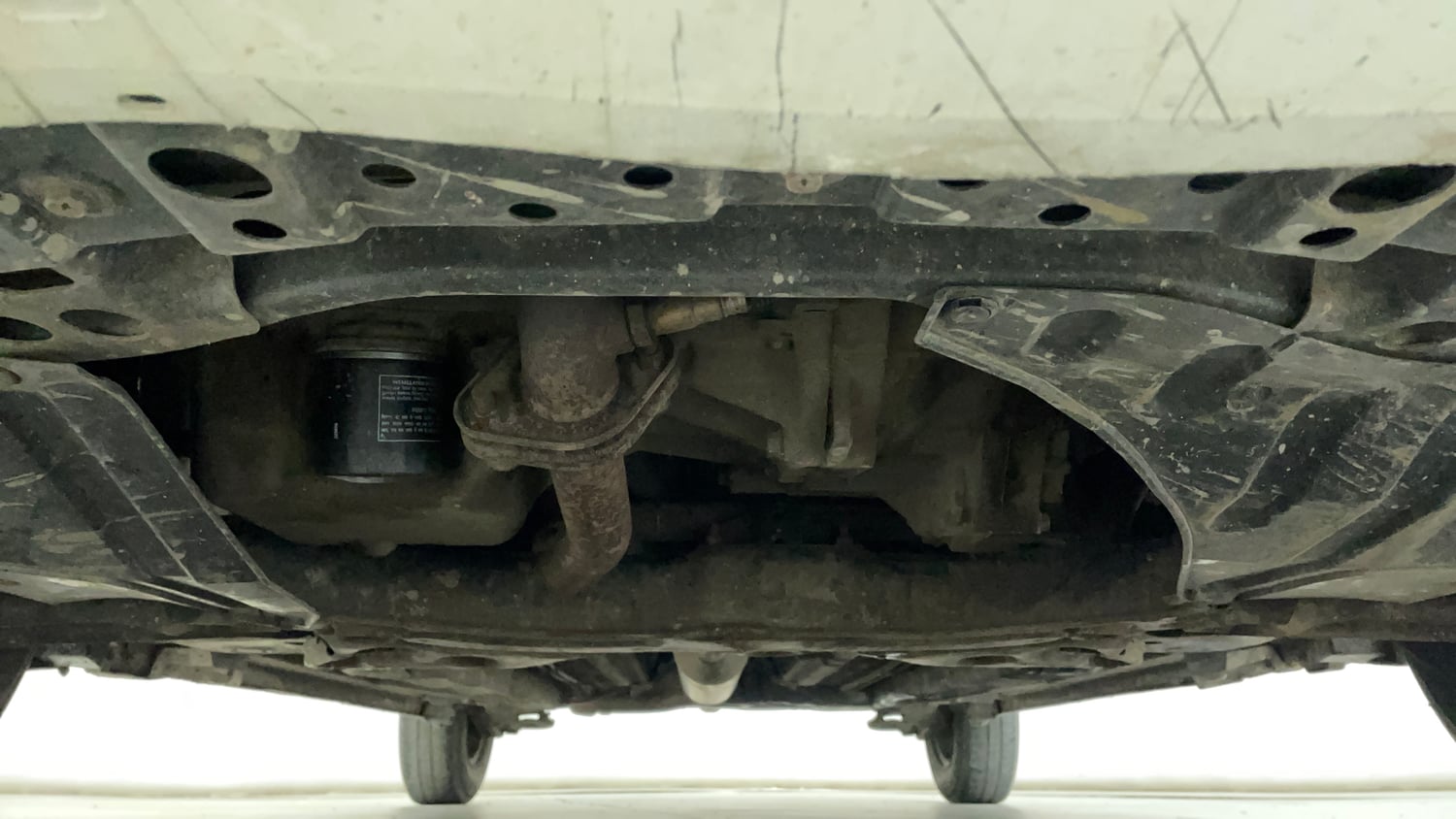 Used 2012 Maruti Suzuki Swift Dzire VXI Petrol Manual extra FRONT LEFT UNDERBODY VIEW