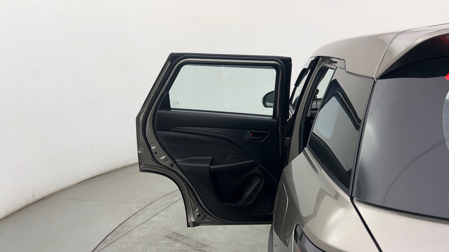 Used 2024 Maruti Suzuki Brezza LXi S-CNG Cng Manual interior LEFT REAR DOOR OPEN VIEW