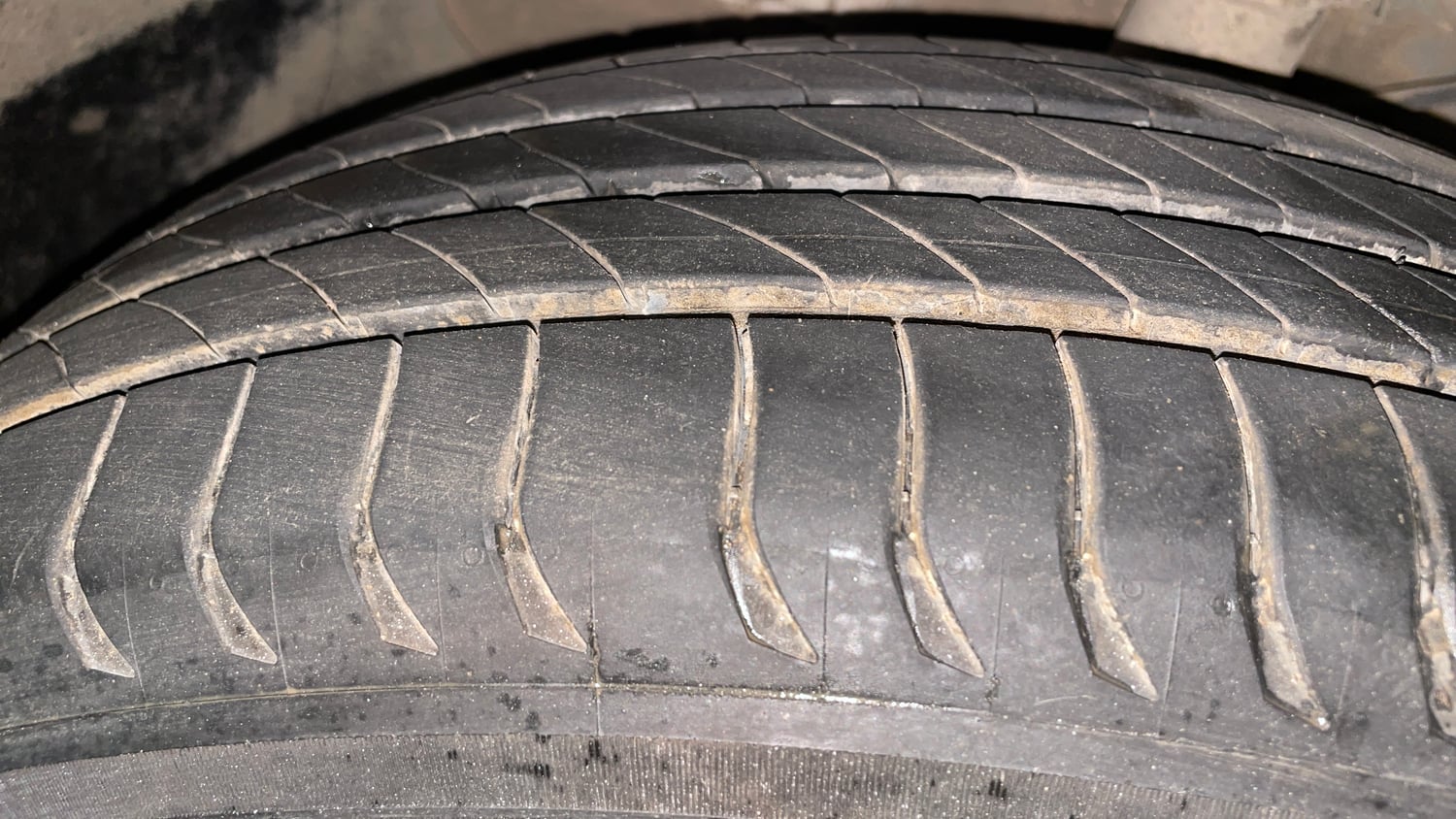 Used 2018 Hyundai Creta E Plus 1.6 Petrol Petrol Manual tyres LEFT FRONT TYRE TREAD VIEW