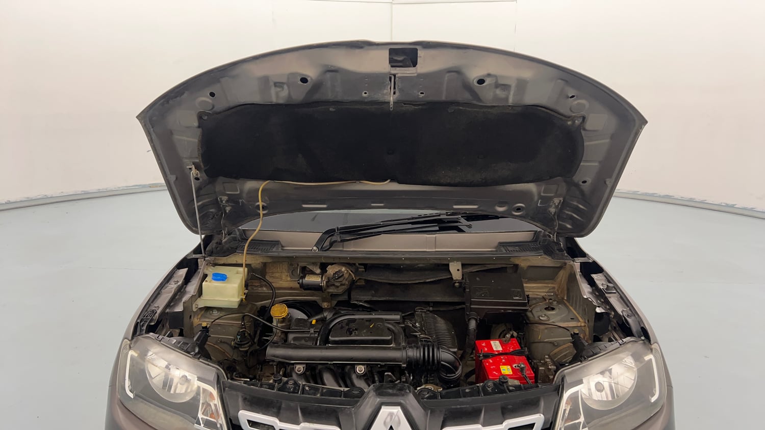 Used 2017 Renault Kwid 1.0 RXT AMT Petrol Automatic engine ENGINE & BONNET OPEN FRONT VIEW