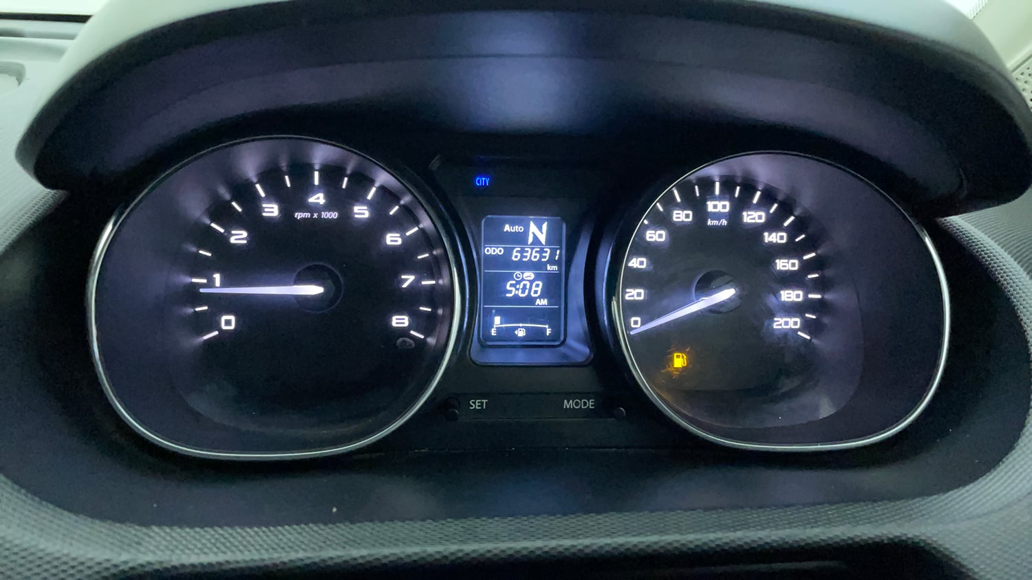 Used 2020 Tata Tigor Revotron XZA Petrol Automatic interior CLUSTERMETER VIEW