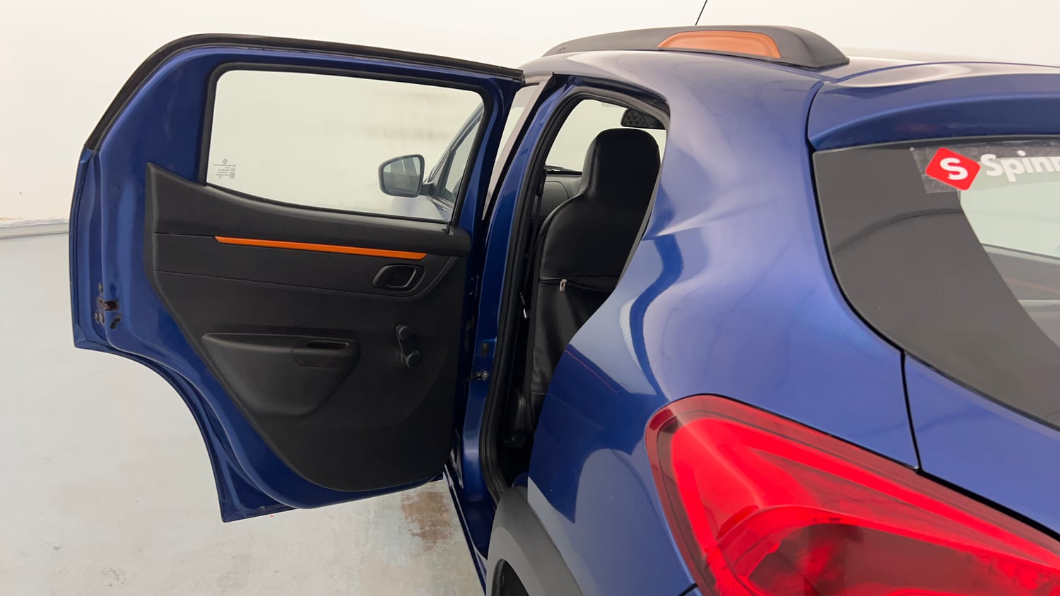 Used 2019 Renault Kwid CLIMBER 1.0 Petrol Manual interior LEFT REAR DOOR OPEN VIEW