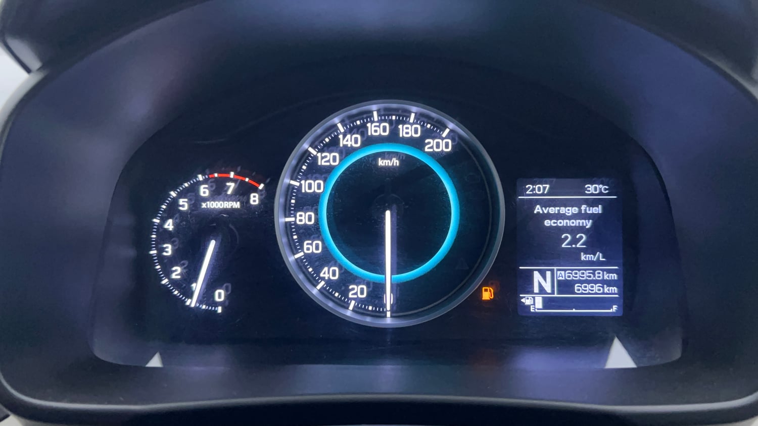 Used 2024 Maruti Suzuki Ignis Zeta 1.2 AMT Petrol Automatic interior CLUSTERMETER VIEW