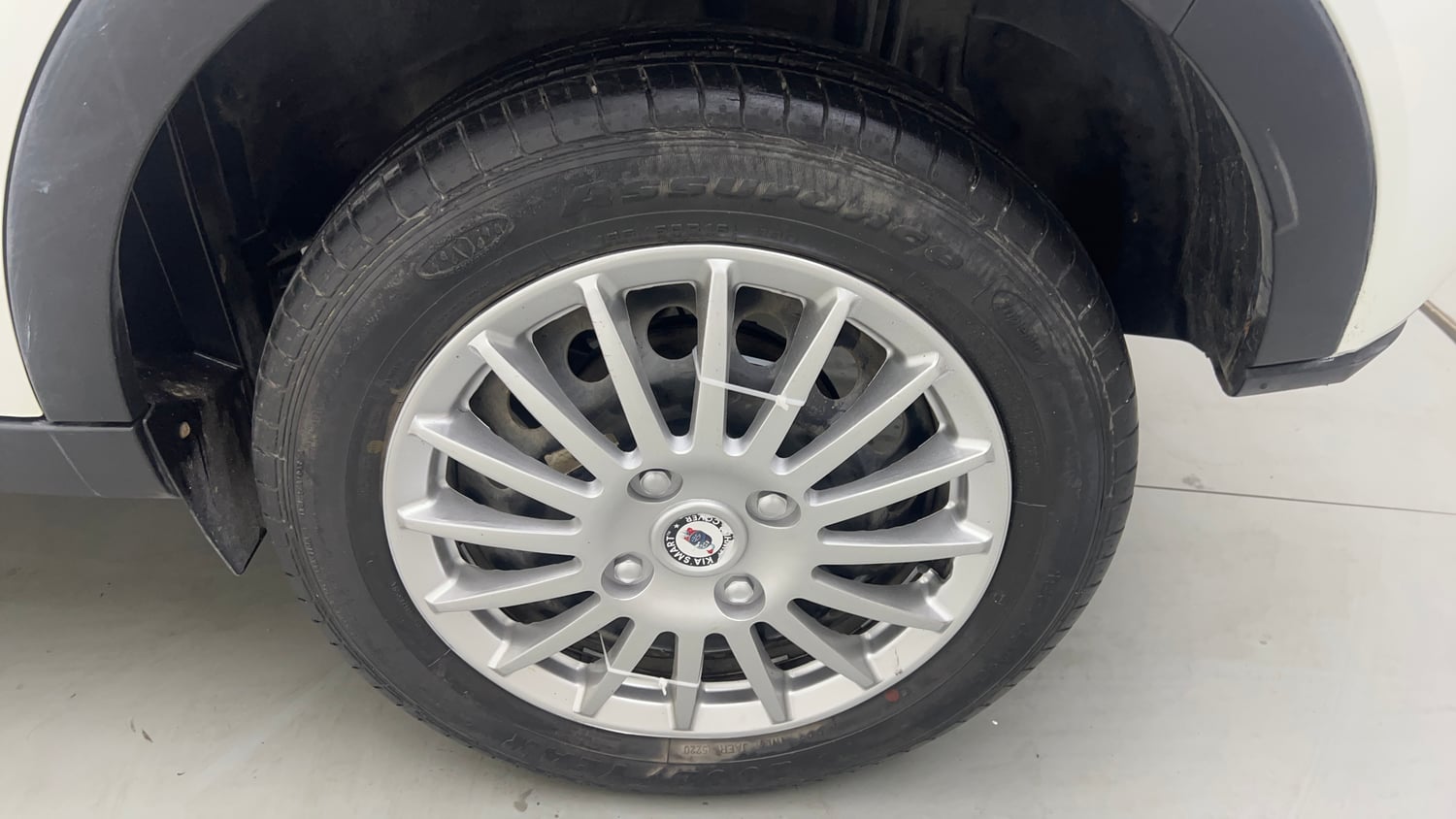 Used 2021 Tata Nexon XM (S) Petrol Manual tyres LEFT REAR TYRE RIM VIEW