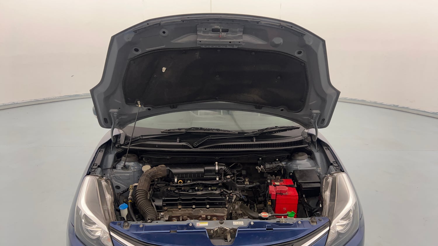 Used 2018 Maruti Suzuki Baleno Alpha 1.2 AT Petrol Automatic engine ENGINE & BONNET OPEN FRONT VIEW