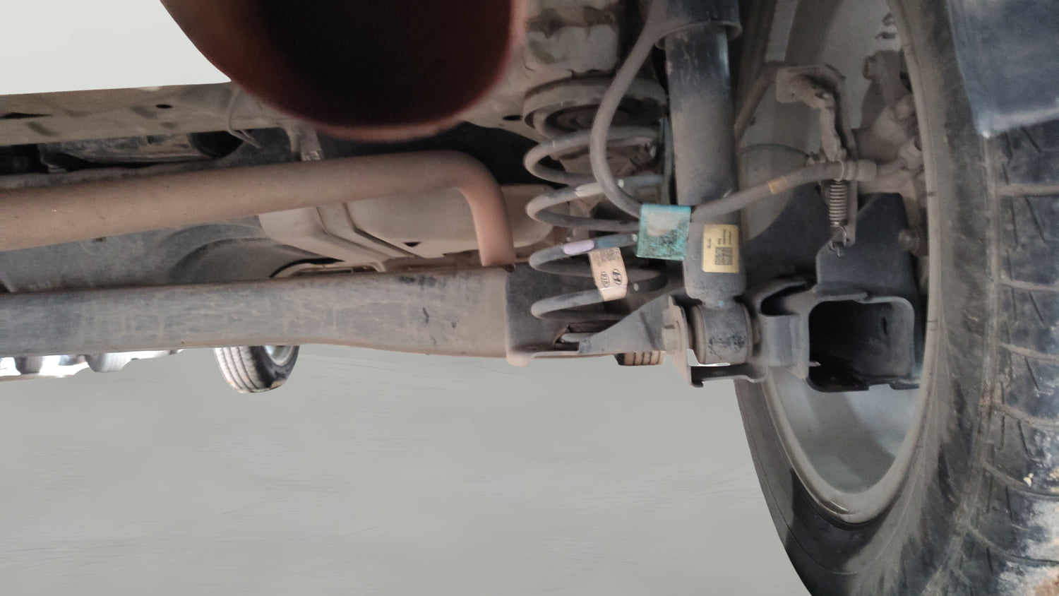 Used 2022 Hyundai Creta SX 1.5 Petrol Petrol Manual extra REAR RIGHT UNDERBODY VIEW