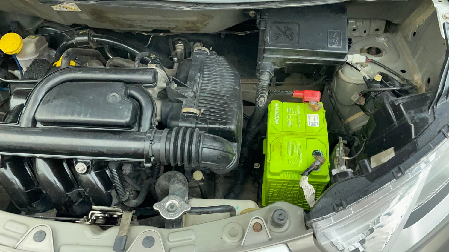 Used 2016 Datsun Redi-GO T (O) Petrol Manual engine ENGINE LEFT SIDE VIEW