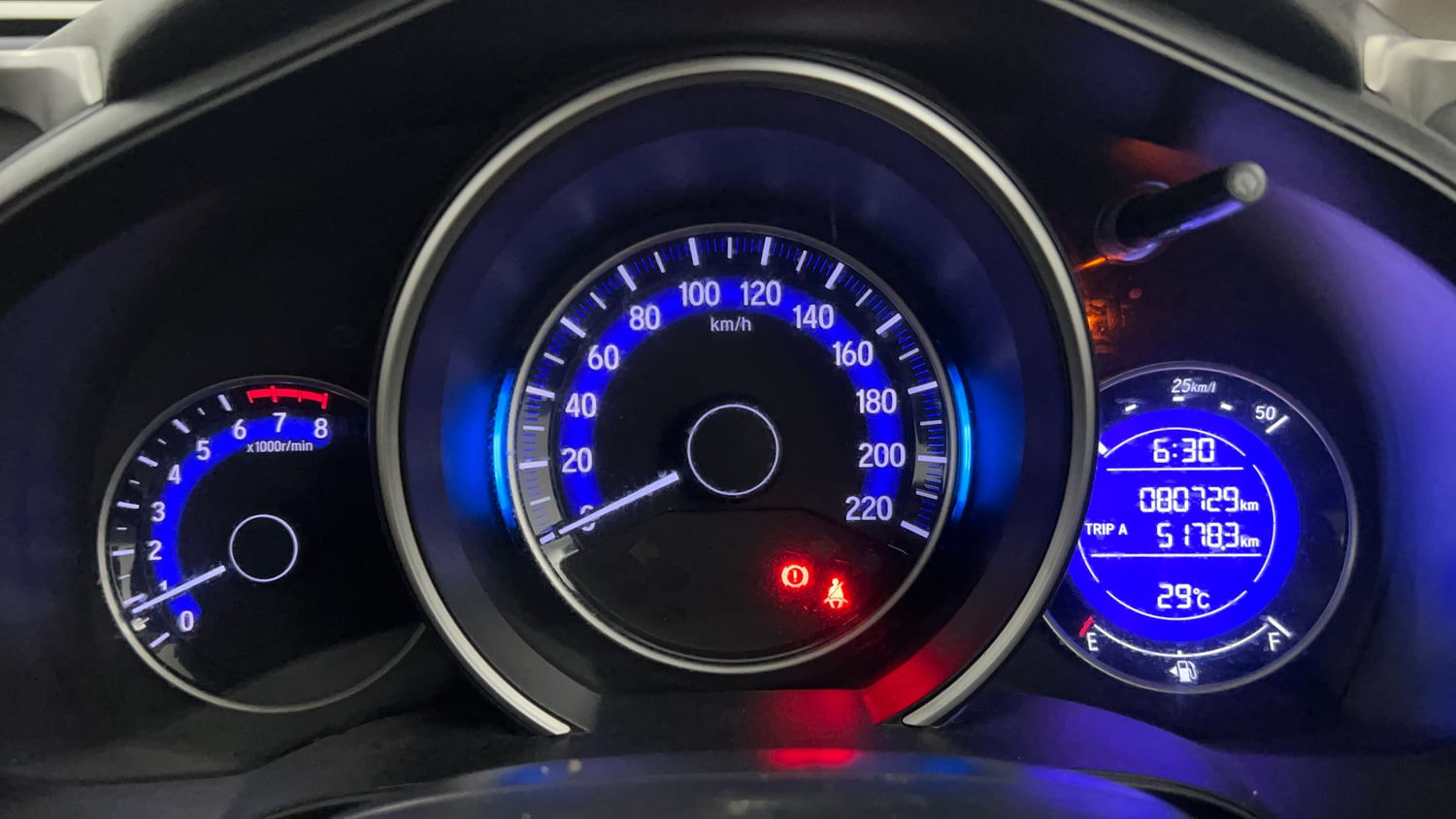 Used 2016 Honda Jazz VX Petrol Petrol Manual interior CLUSTERMETER VIEW