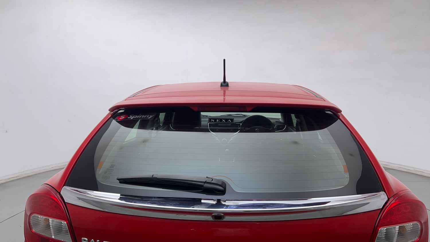 Used 2016 Maruti Suzuki Baleno Zeta 1.2 Petrol Manual exterior BACK WINDSHIELD VIEW