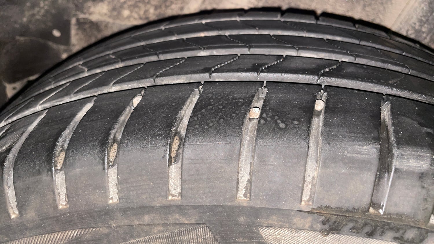 Used 2021 Honda WR-V VX MT Petrol Petrol Manual tyres LEFT REAR TYRE TREAD VIEW