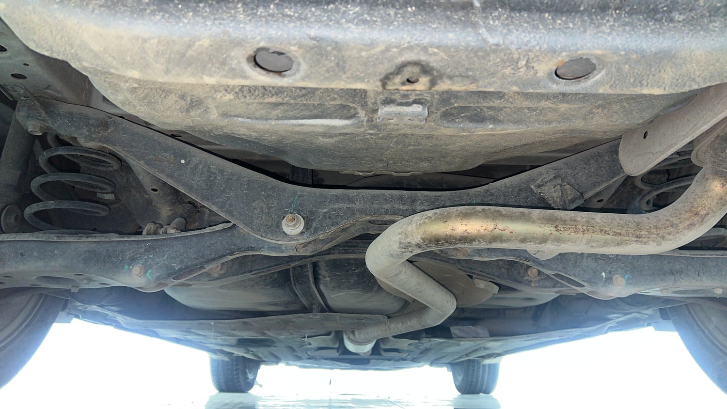 Used 2019 Honda Civic ZX CVT Petrol Petrol Automatic extra REAR UNDERBODY VIEW (TAKEN FROM REAR)