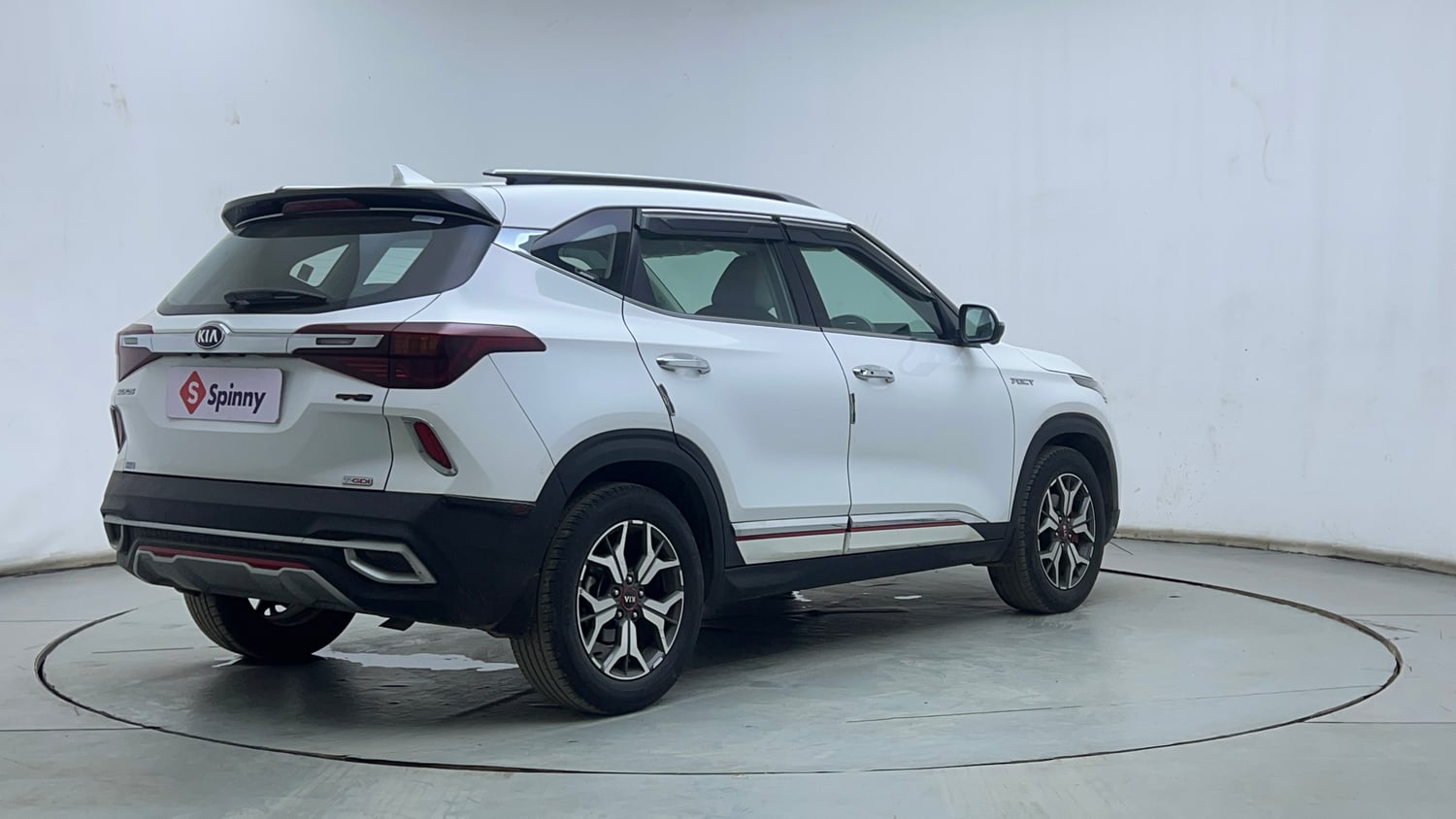 Used 2020 kia Seltos GTX Plus DCT 1.4 Petrol Automatic exterior RIGHT REAR CORNER VIEW