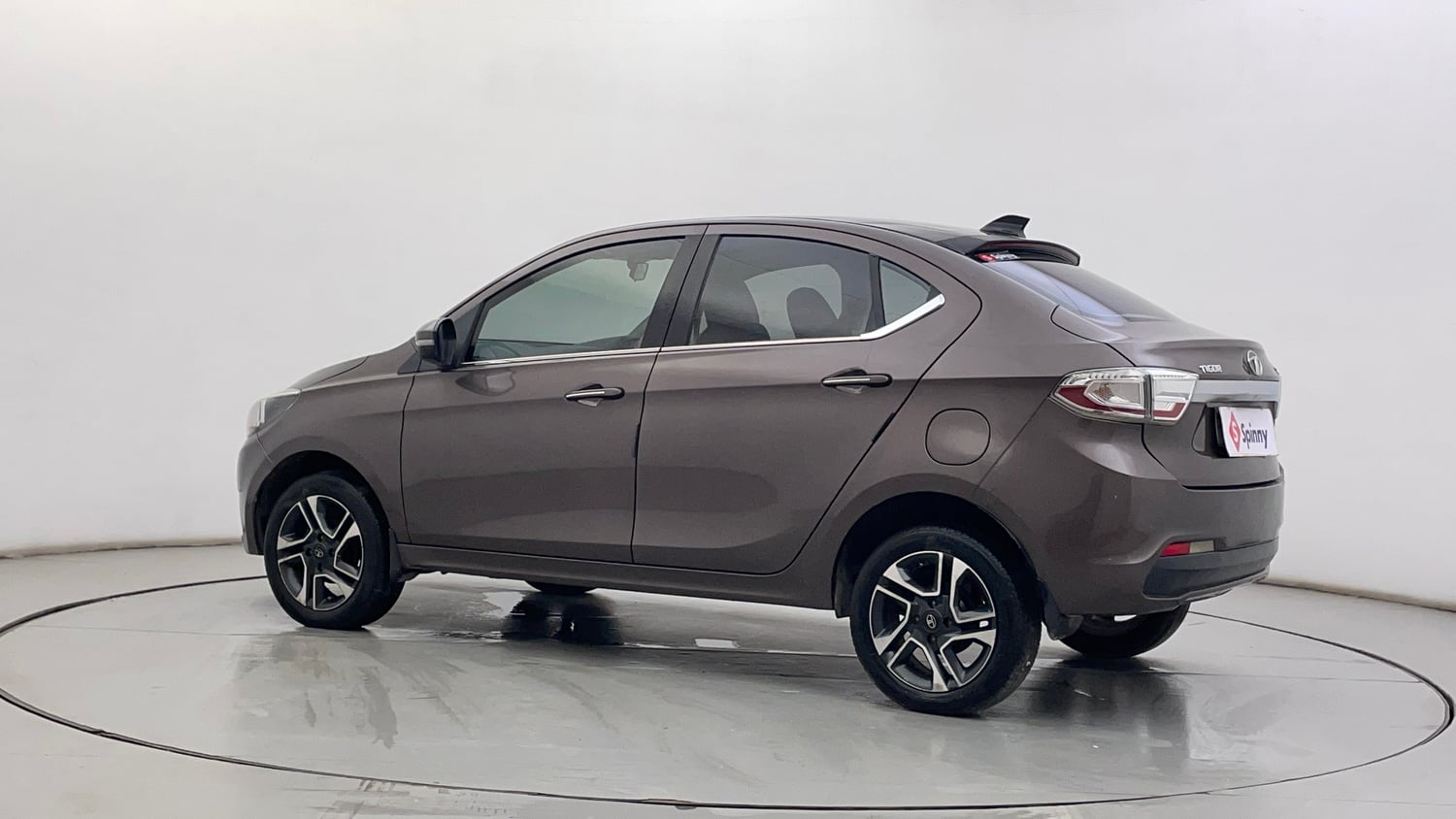 Used 2020 Tata Tigor Revotron XZA Petrol Automatic exterior LEFT REAR CORNER VIEW