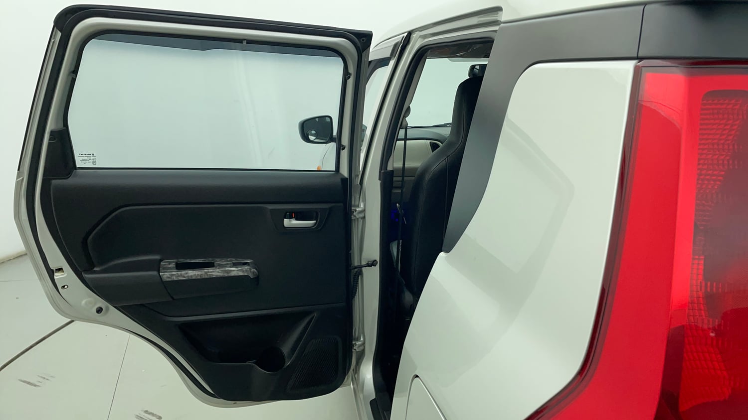 Used 2022 Maruti Suzuki Wagon R VXi (O) 1.2 Petrol Manual interior LEFT REAR DOOR OPEN VIEW