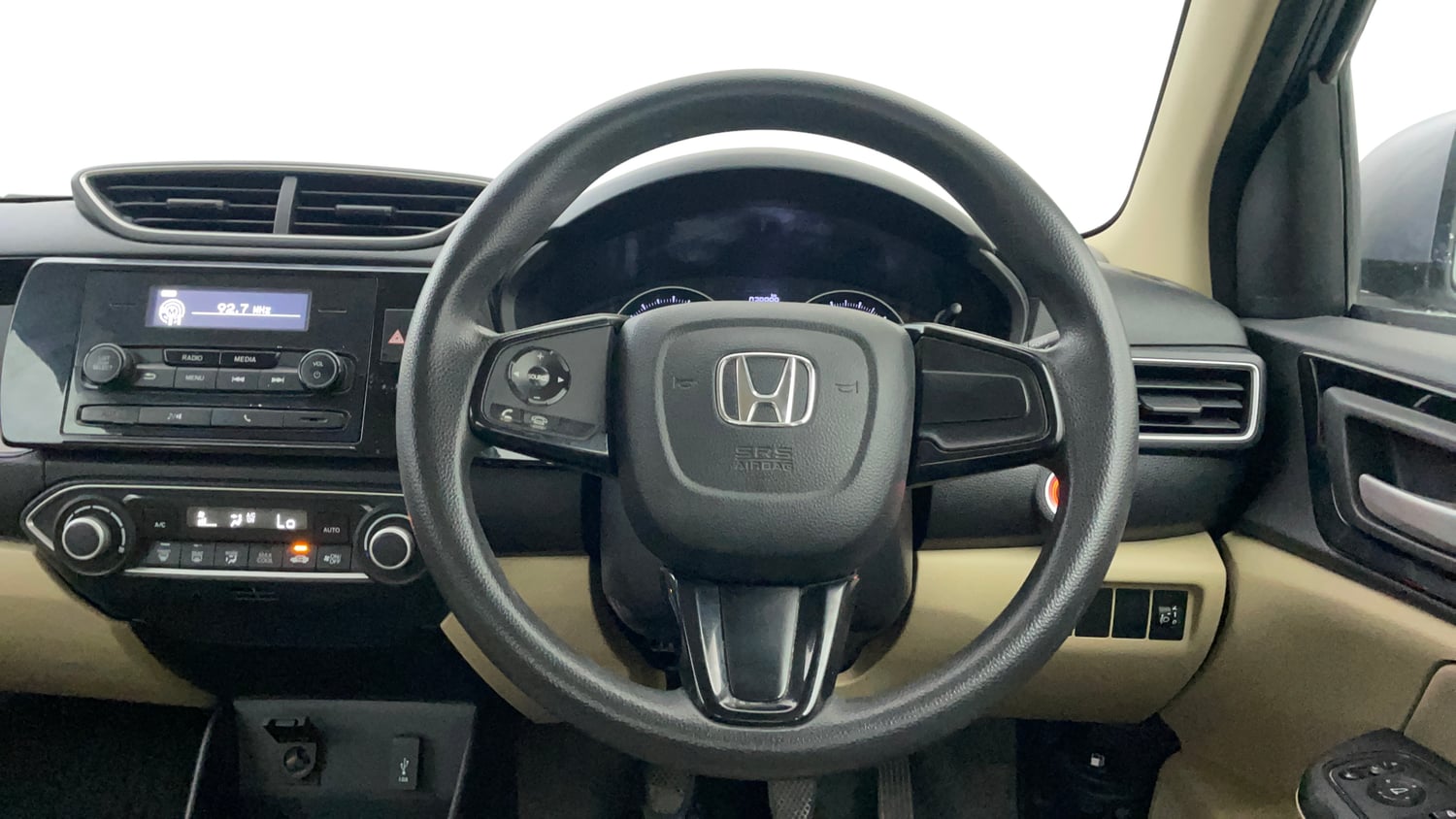 Used 2019 Honda Amaze 1.2 V MT Petrol Petrol Manual interior STEERING VIEW