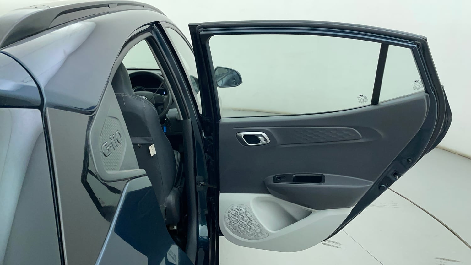 Used 2020 Hyundai Grand i10 Nios Sportz 1.2 Kappa VTVT Petrol Manual interior RIGHT REAR DOOR OPEN VIEW