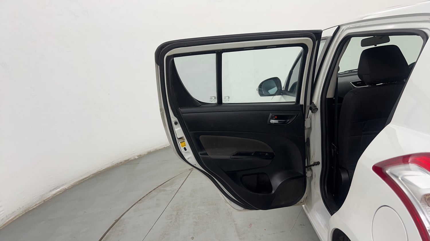 Used 2014 Maruti Suzuki Swift VXi Petrol Manual interior LEFT REAR DOOR OPEN VIEW