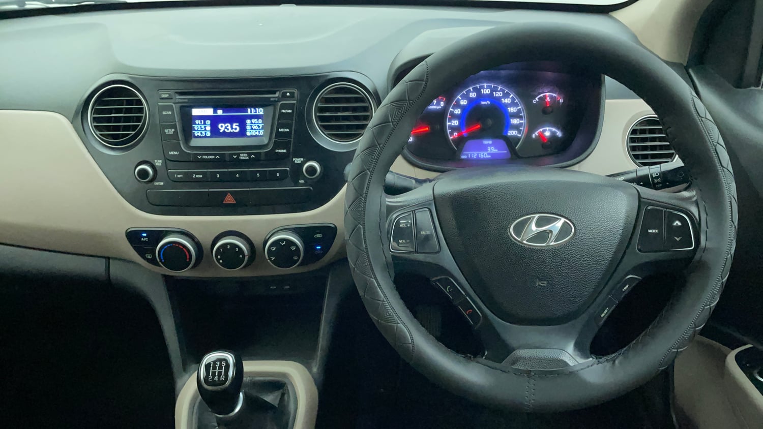 Used 2015 Hyundai Grand i10 Sportz 1.2 Kappa VTVT Petrol Manual interior STEERING VIEW