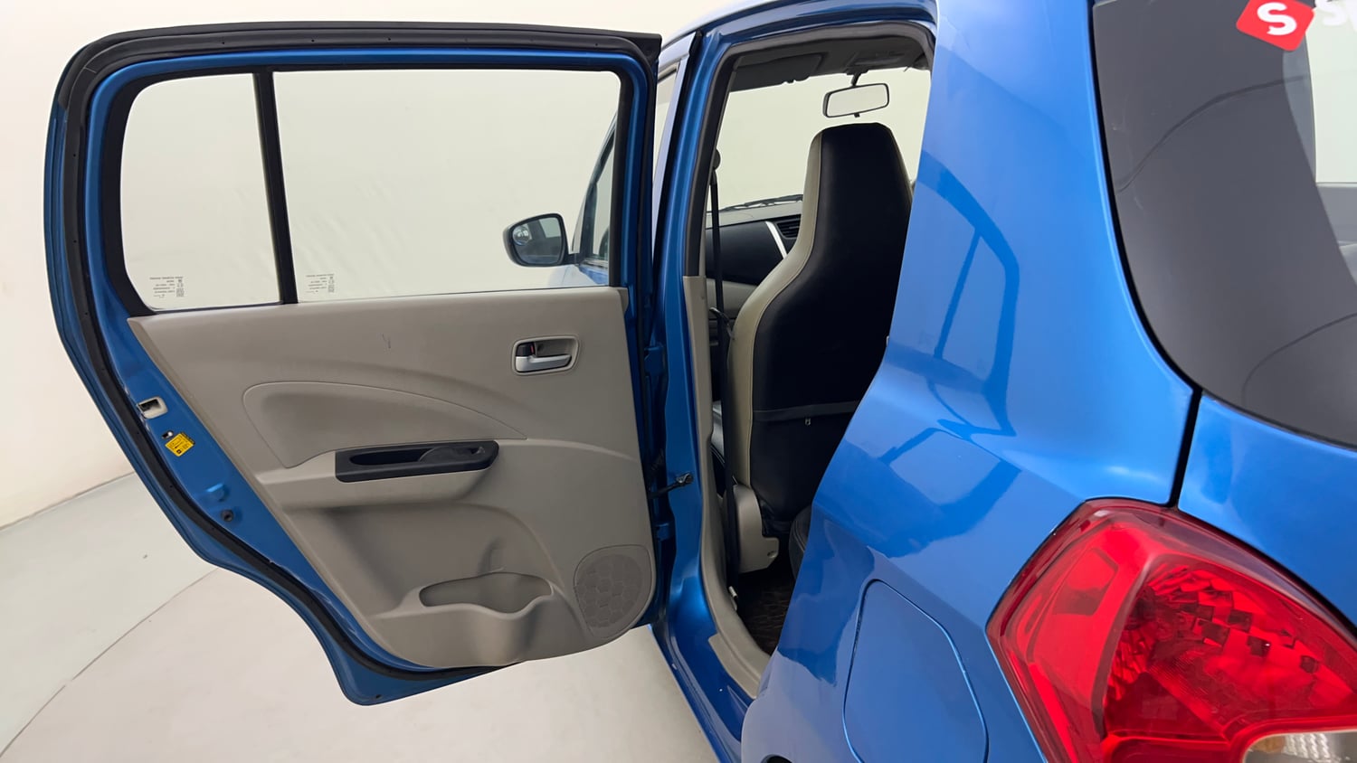Used 2015 Maruti Suzuki Celerio VXi AMT Petrol Automatic interior LEFT REAR DOOR OPEN VIEW