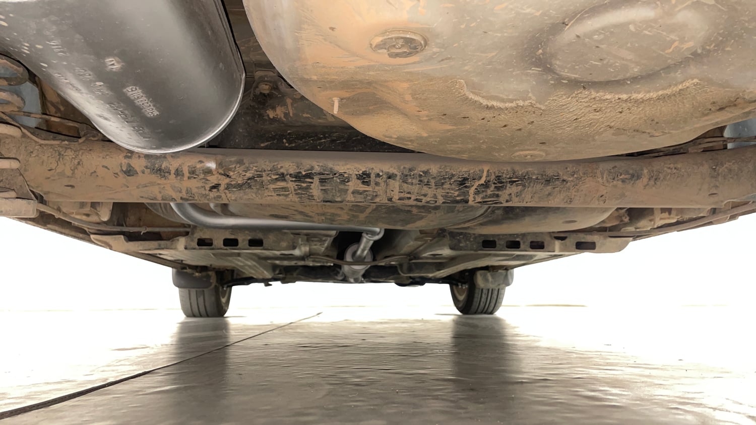 Used 2016 Volkswagen Polo Highline1.2L (P) Petrol Manual extra REAR UNDERBODY VIEW (TAKEN FROM REAR)