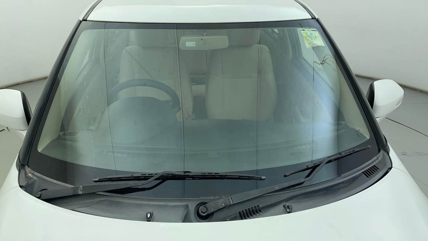 Used 2012 Maruti Suzuki Swift Dzire VXI Petrol Manual exterior FRONT WINDSHIELD VIEW