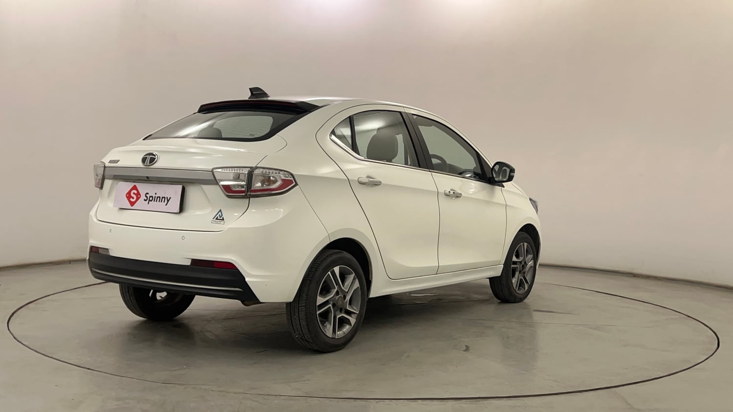 Used 2024 Tata Tigor XZ Plus Petrol Manual exterior RIGHT REAR CORNER VIEW