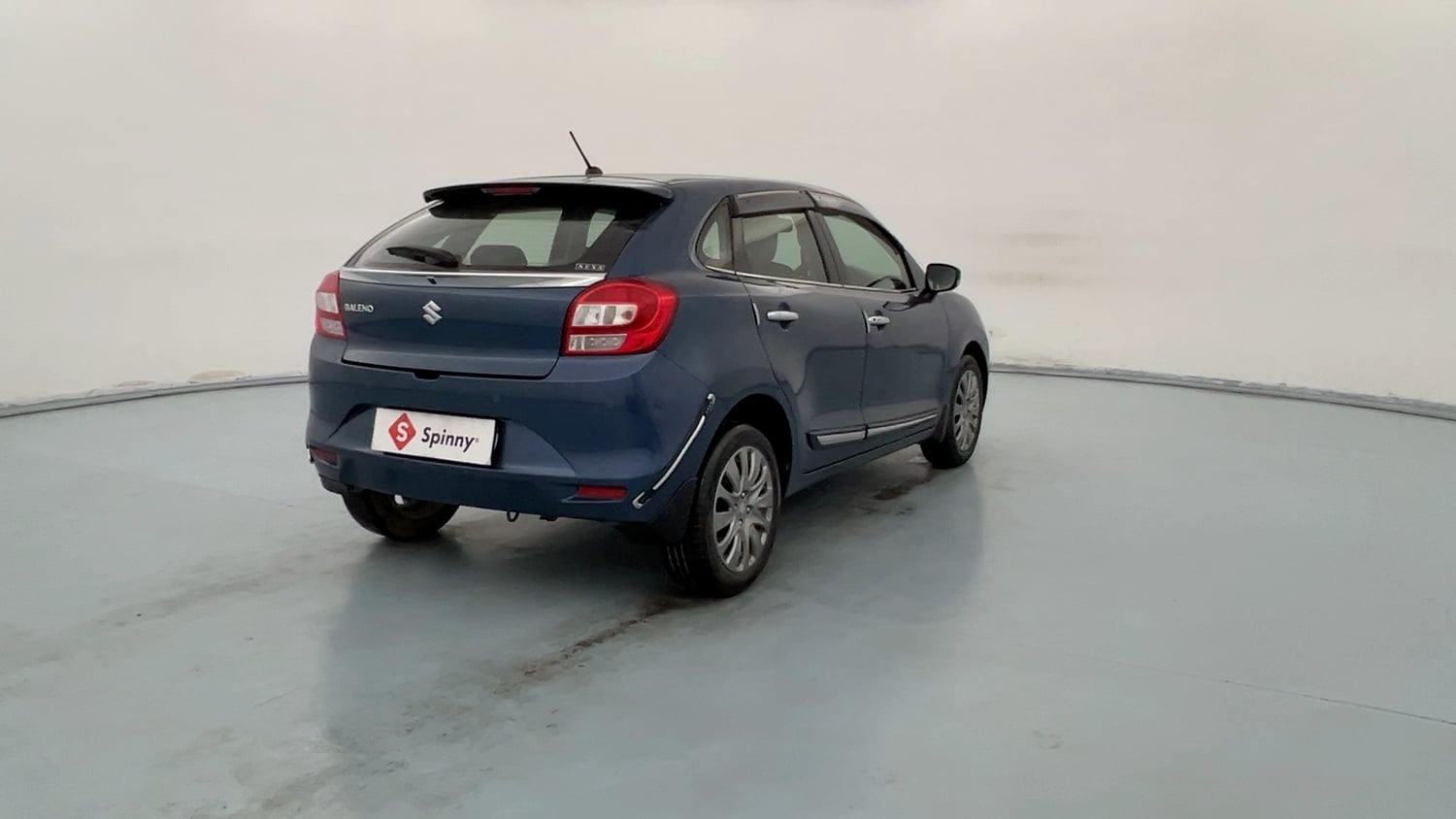 Used 2018 Maruti Suzuki Baleno Alpha 1.2 AT Petrol Automatic exterior RIGHT REAR CORNER VIEW