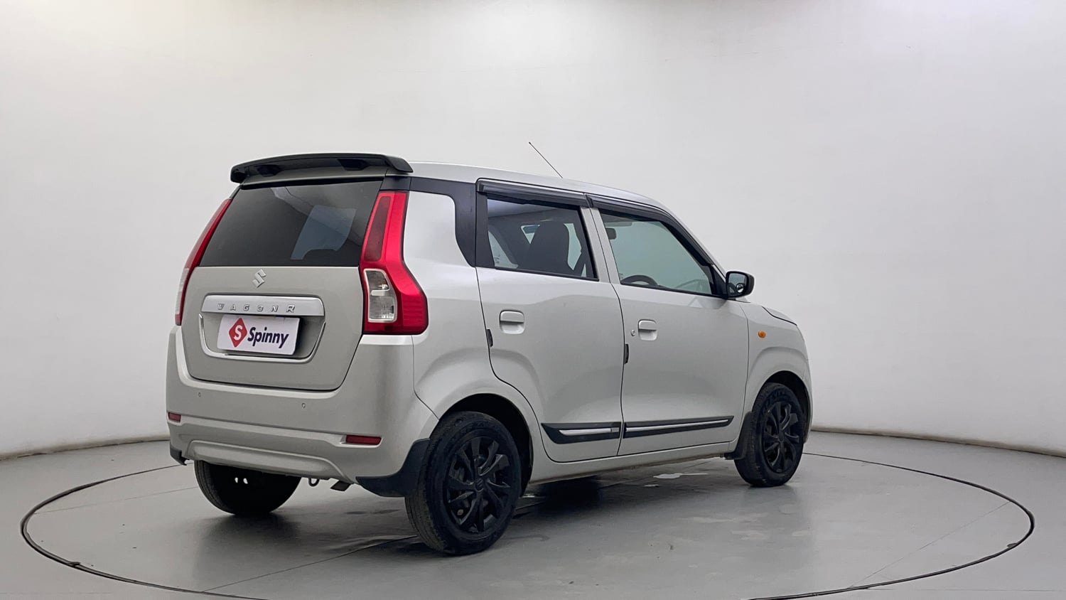 Used 2022 Maruti Suzuki Wagon R VXi (O) 1.2 Petrol Manual exterior RIGHT REAR CORNER VIEW