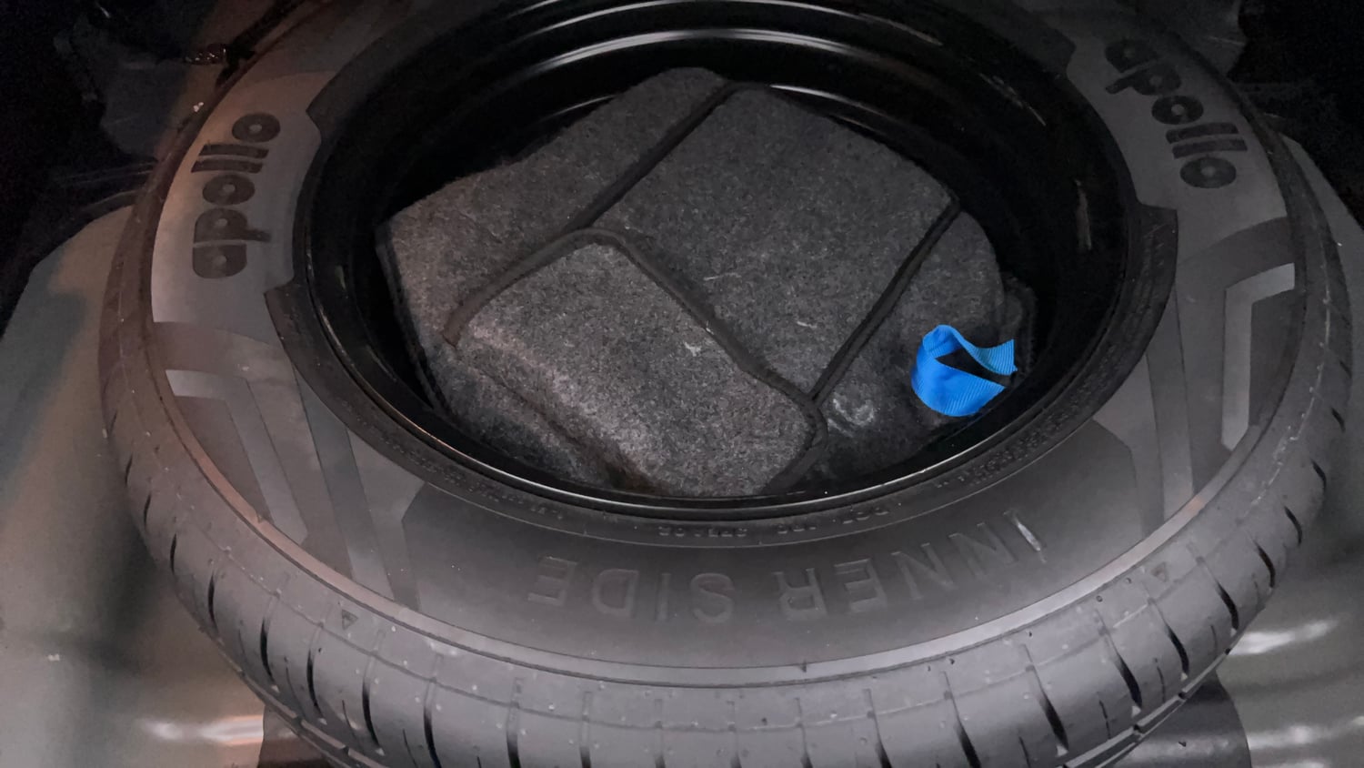 Used 2023 Hyundai Creta SX (O) 1.5 Diesel Automatic knight Diesel Automatic tyres SPARE TYRE VIEW
