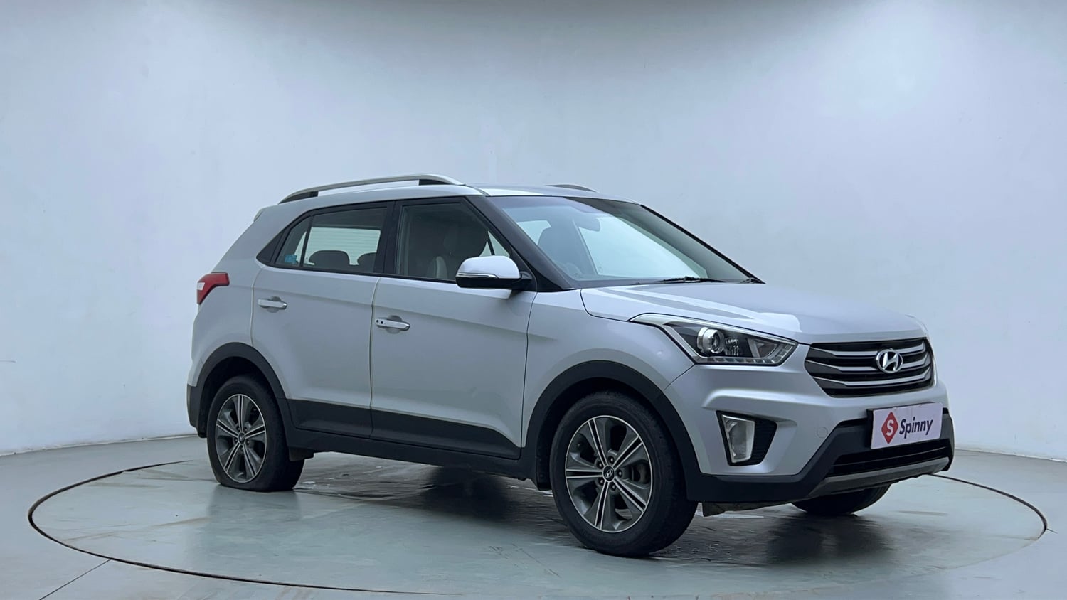 Used 2017 Hyundai Creta 1.6 SX Plus AT Petrol Petrol Automatic exterior RIGHT FRONT CORNER VIEW