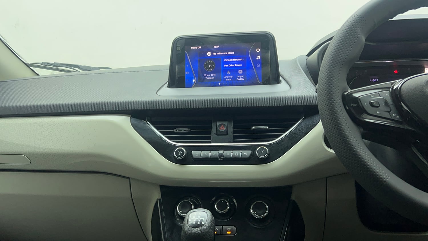 Used 2020 Tata Nexon XZ Petrol Manual interior MUSIC SYSTEM & AC CONTROL VIEW