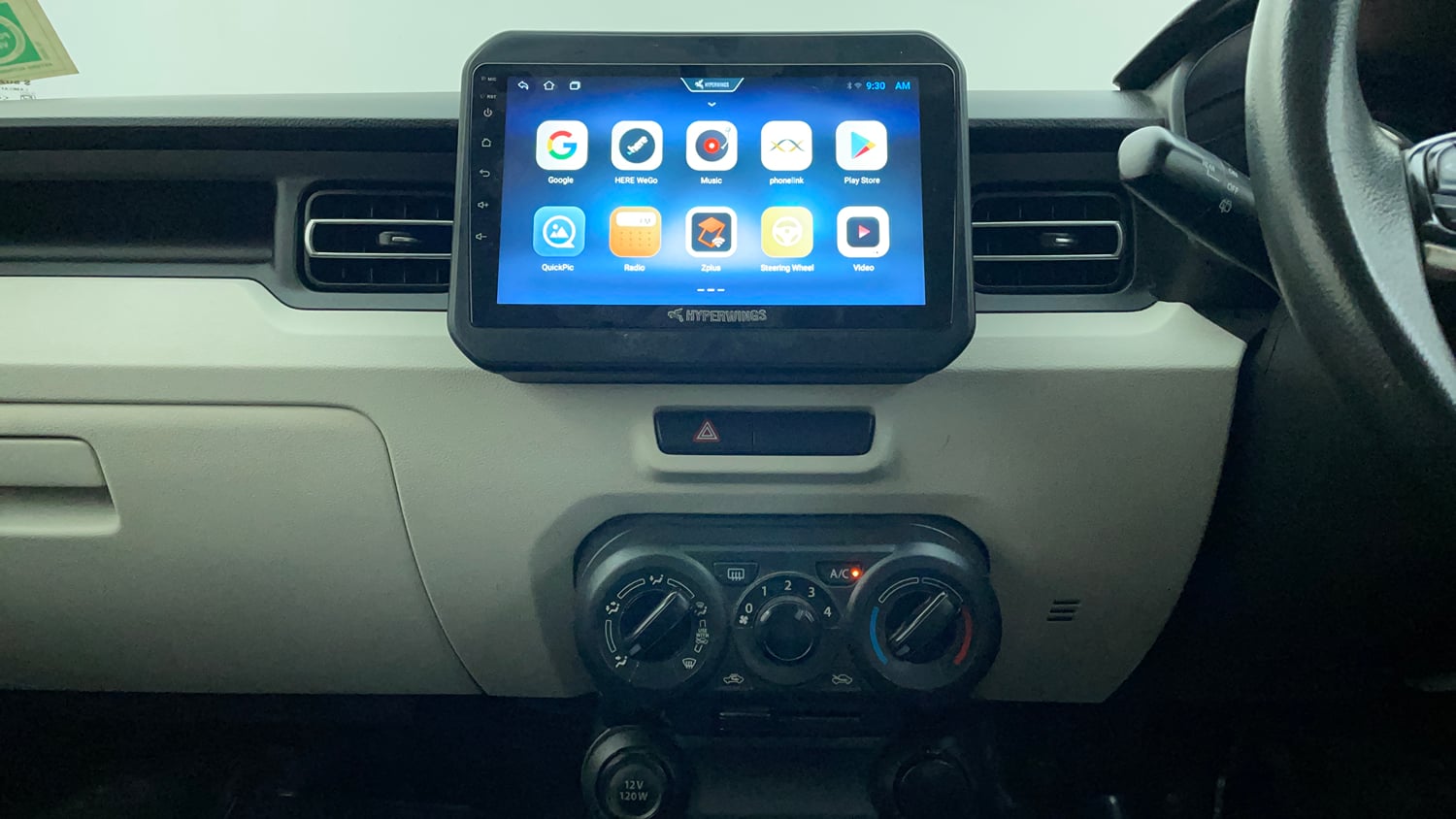 Used 2017 Maruti Suzuki Ignis Zeta 1.3 AMT Diesel Diesel Automatic interior MUSIC SYSTEM & AC CONTROL VIEW