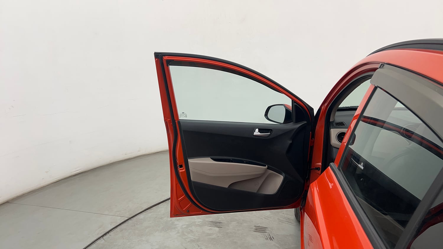 Used 2018 Hyundai Grand i10 Sportz 1.2 Kappa VTVT Petrol Manual interior LEFT FRONT DOOR OPEN VIEW