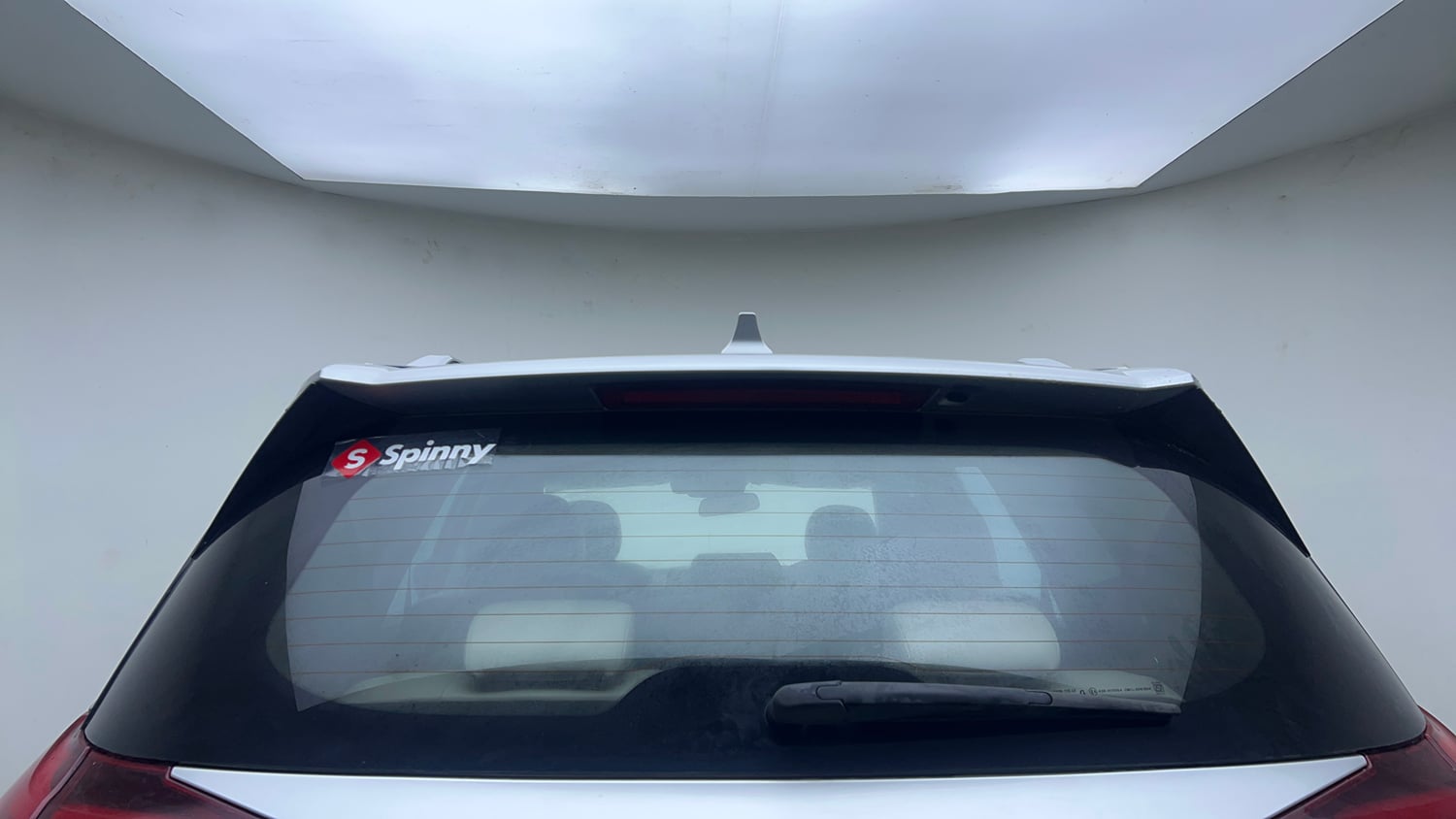 Used 2024 Mahindra XUV700 AX 7 Petrol AT Luxury Pack 7 STR Petrol Automatic exterior BACK WINDSHIELD VIEW