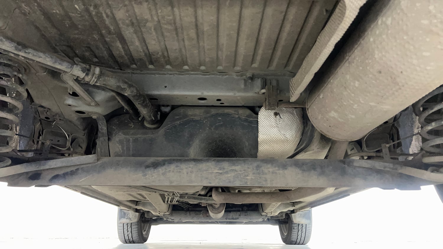 Used 2018 Ford EcoSport Titanium + 1.5L Ti-VCT AT Petrol Automatic extra REAR UNDERBODY VIEW (TAKEN FROM REAR)