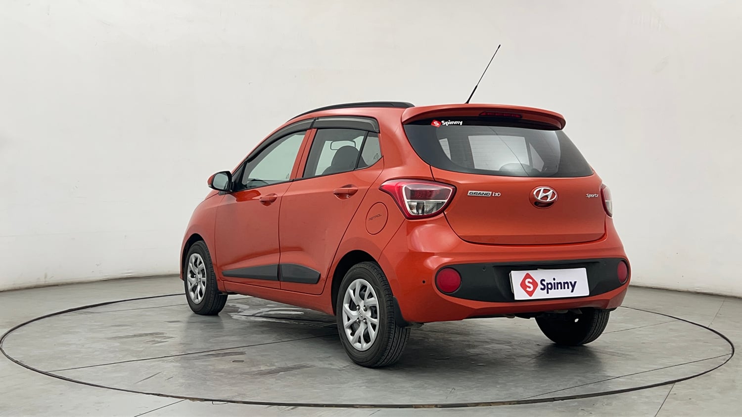 Used 2018 Hyundai Grand i10 Sportz 1.2 Kappa VTVT Petrol Manual exterior LEFT REAR CORNER VIEW