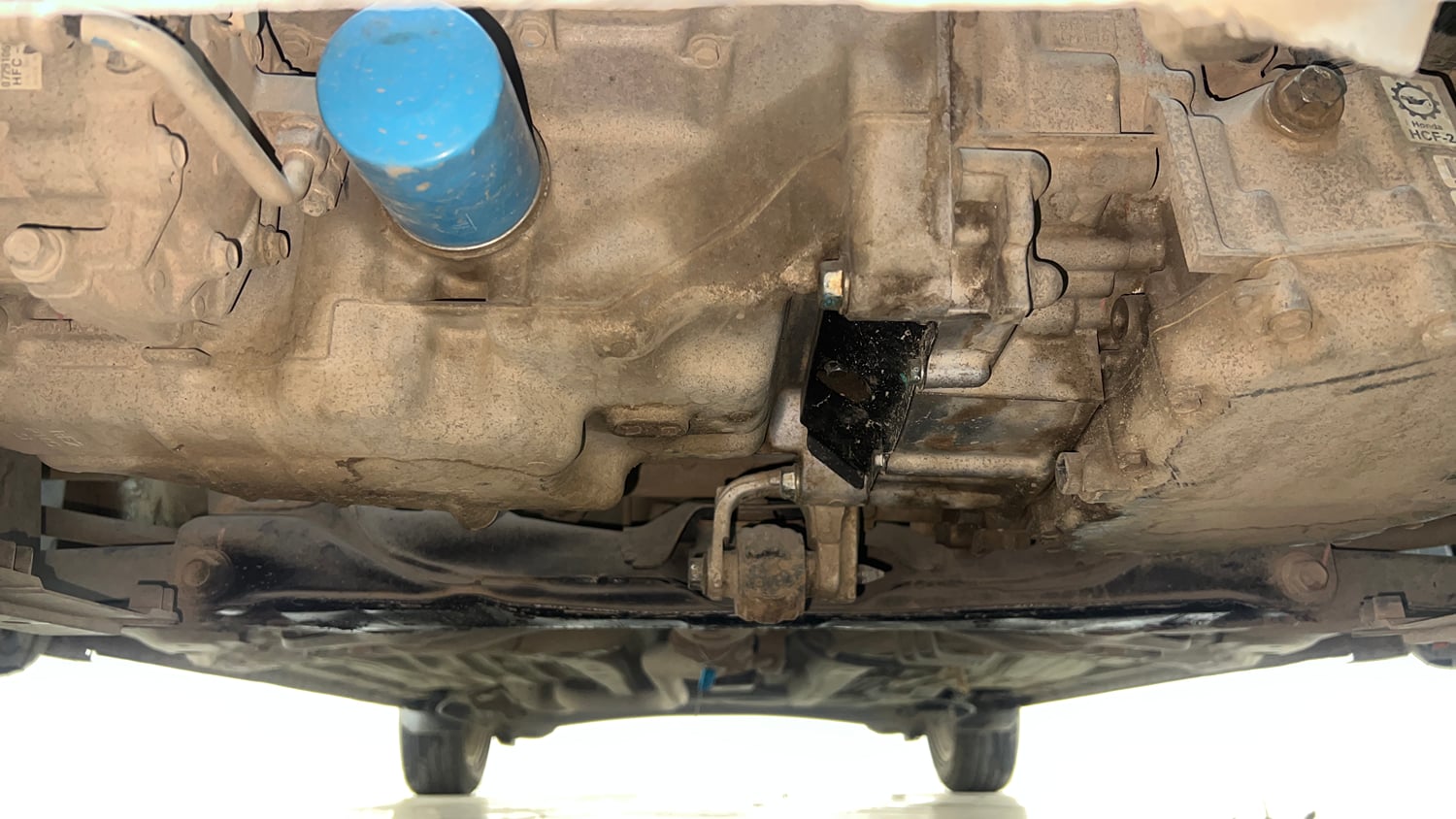 Used 2019 Honda Amaze 1.2 VX CVT Petrol Petrol Automatic extra FRONT LEFT UNDERBODY VIEW