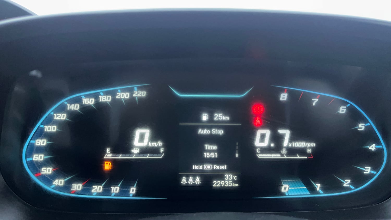 Used 2024 Hyundai New i20 Asta (O) 1.2 MT Petrol Manual interior CLUSTERMETER VIEW