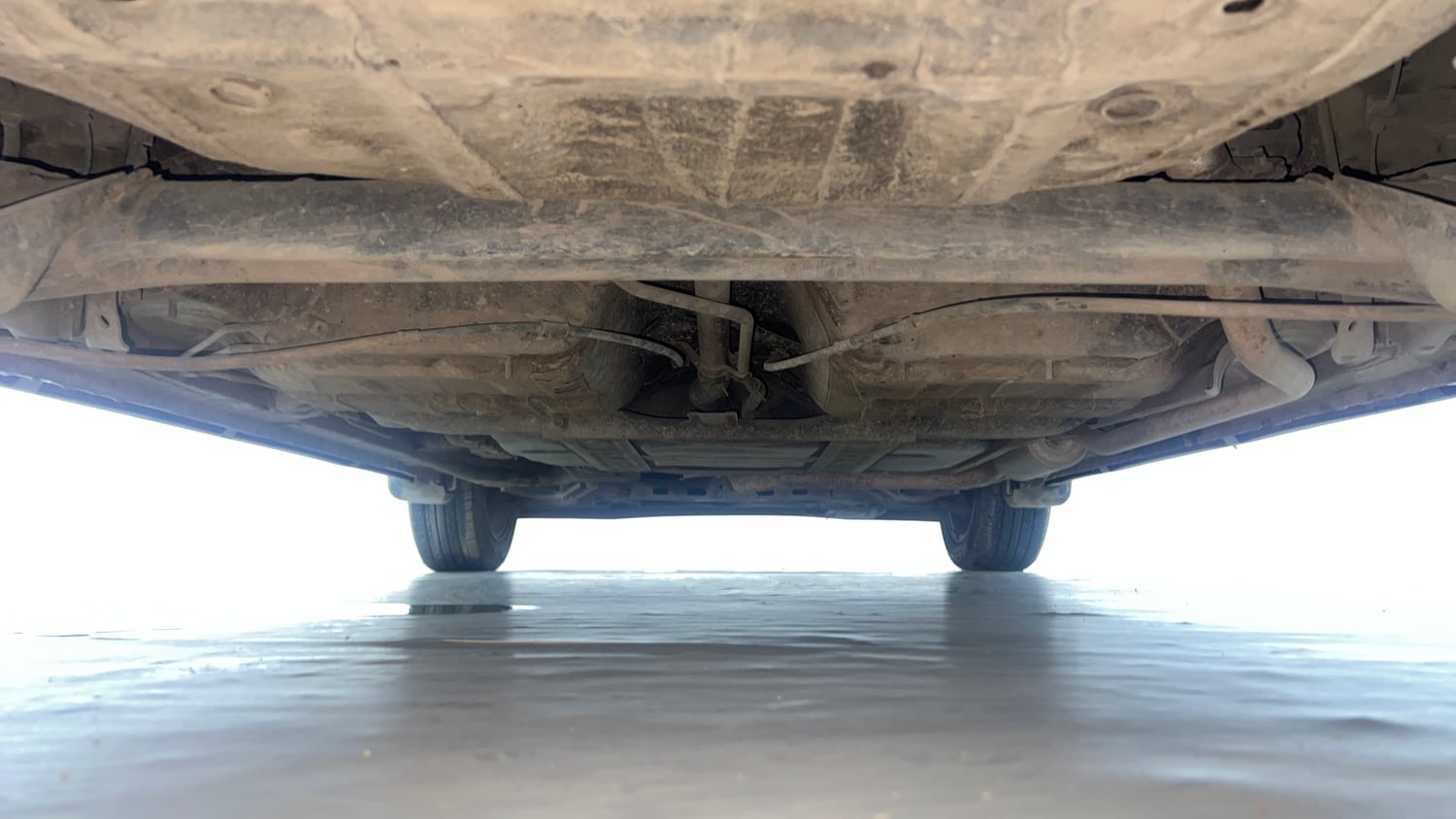 Used 2017 Honda WR-V VX MT Petrol Petrol Manual extra REAR UNDERBODY VIEW (TAKEN FROM REAR)