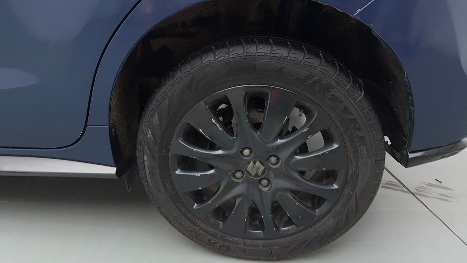 Used 2017 Maruti Suzuki Baleno RS 1.0 Petrol Manual tyres LEFT REAR TYRE RIM VIEW