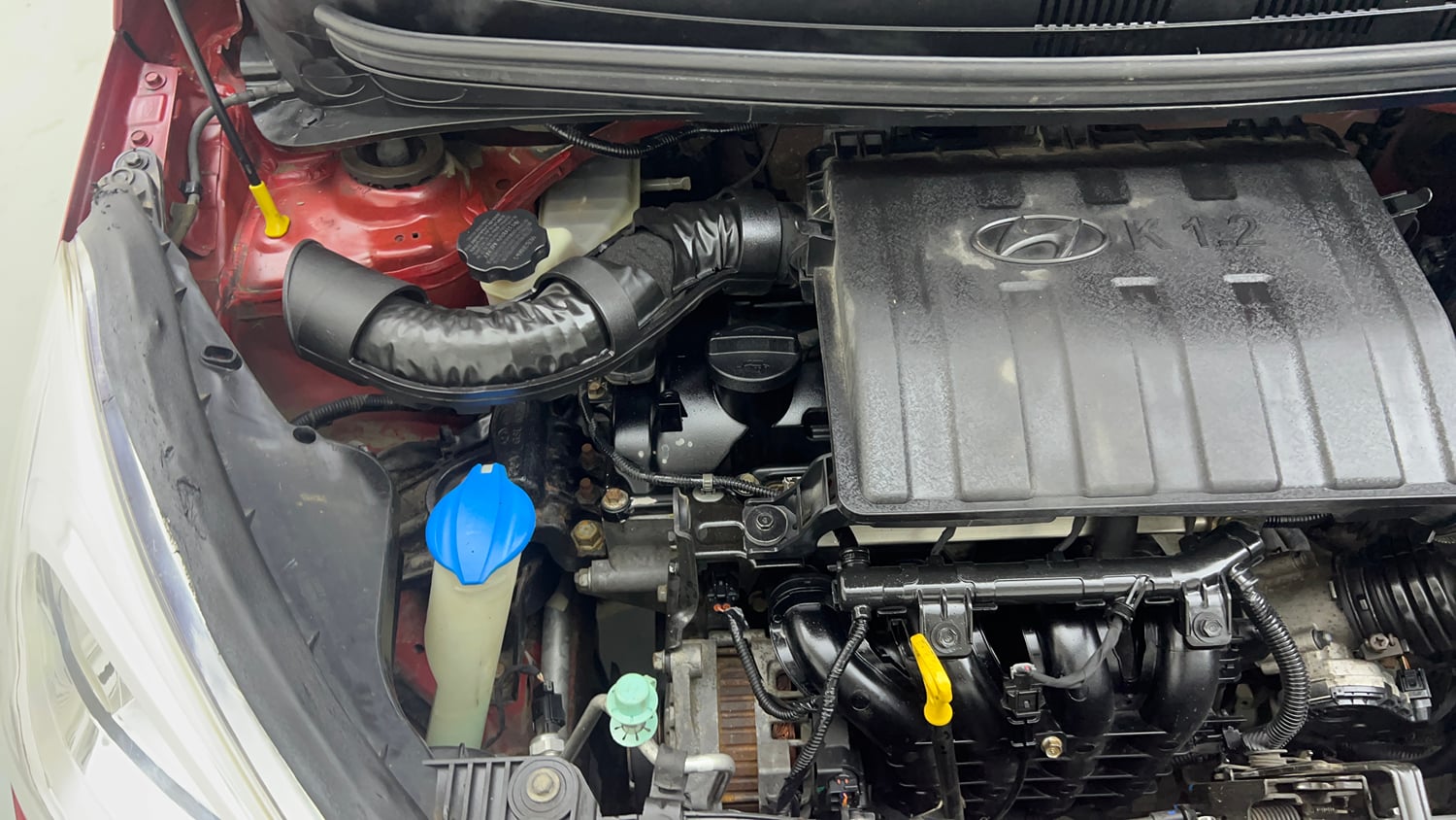 Used 2017 Hyundai Grand i10 Sportz (O) AT 1.2 Kappa VTVT Petrol Automatic engine ENGINE RIGHT SIDE VIEW