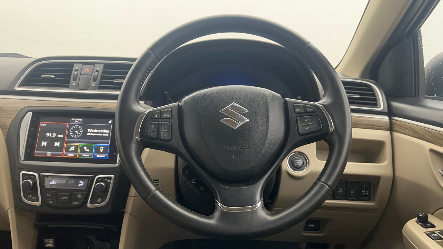 Used 2022 Maruti Suzuki Ciaz Alpha 1.5 Petrol Manual interior STEERING VIEW