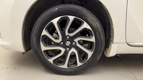 Used 2023 Maruti Suzuki Baleno Alpha AGS Petrol Automatic tyres LEFT FRONT TYRE RIM VIEW