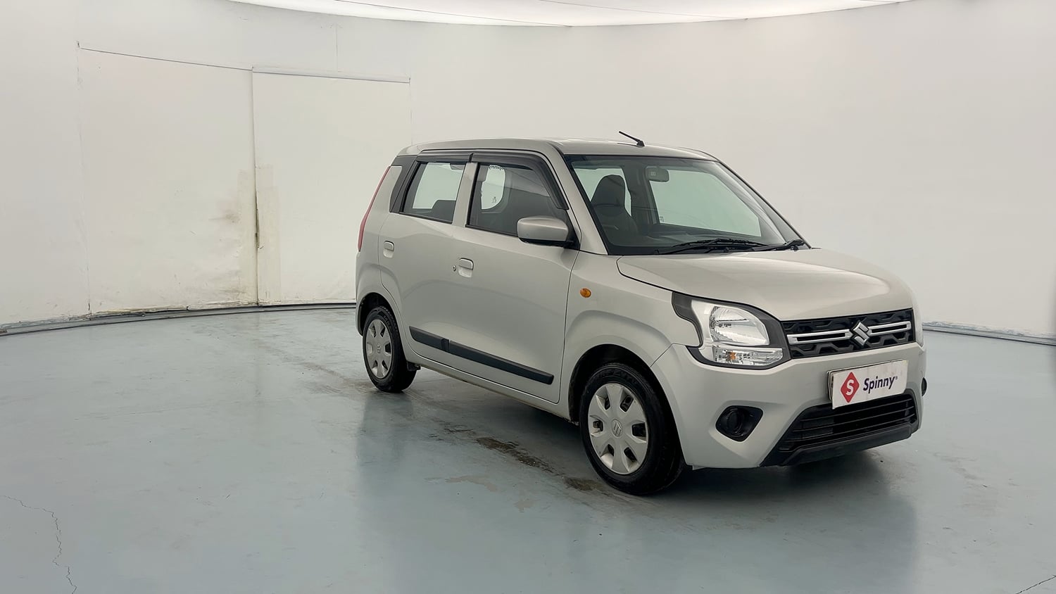 Used 2021 Maruti Suzuki Wagon R 1.0 VXi 1.0 Petrol Manual exterior RIGHT FRONT CORNER VIEW