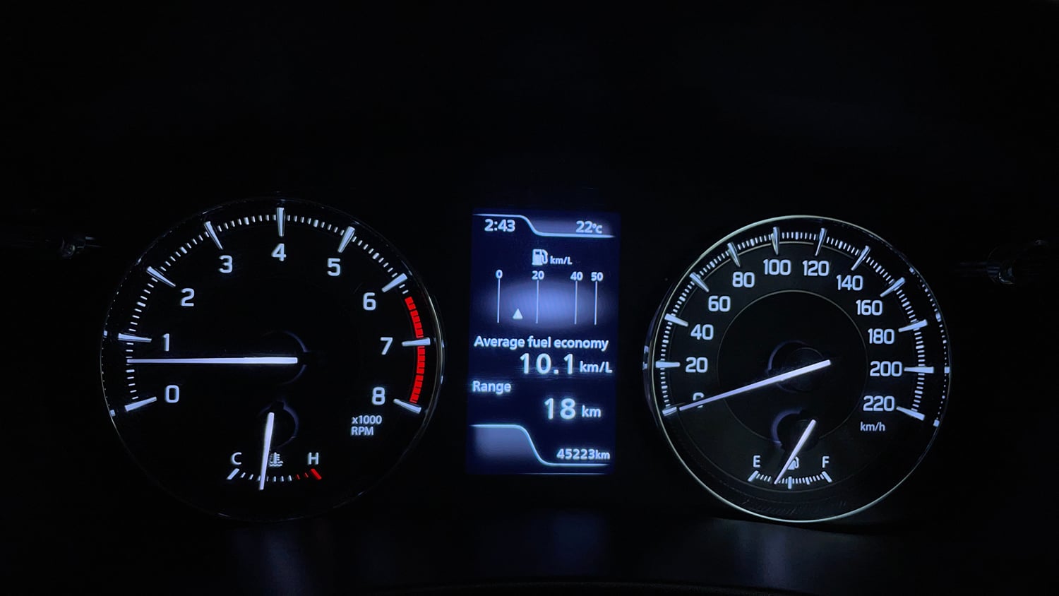 Used 2022 Maruti Suzuki Baleno Zeta MT Petrol Manual interior CLUSTERMETER VIEW