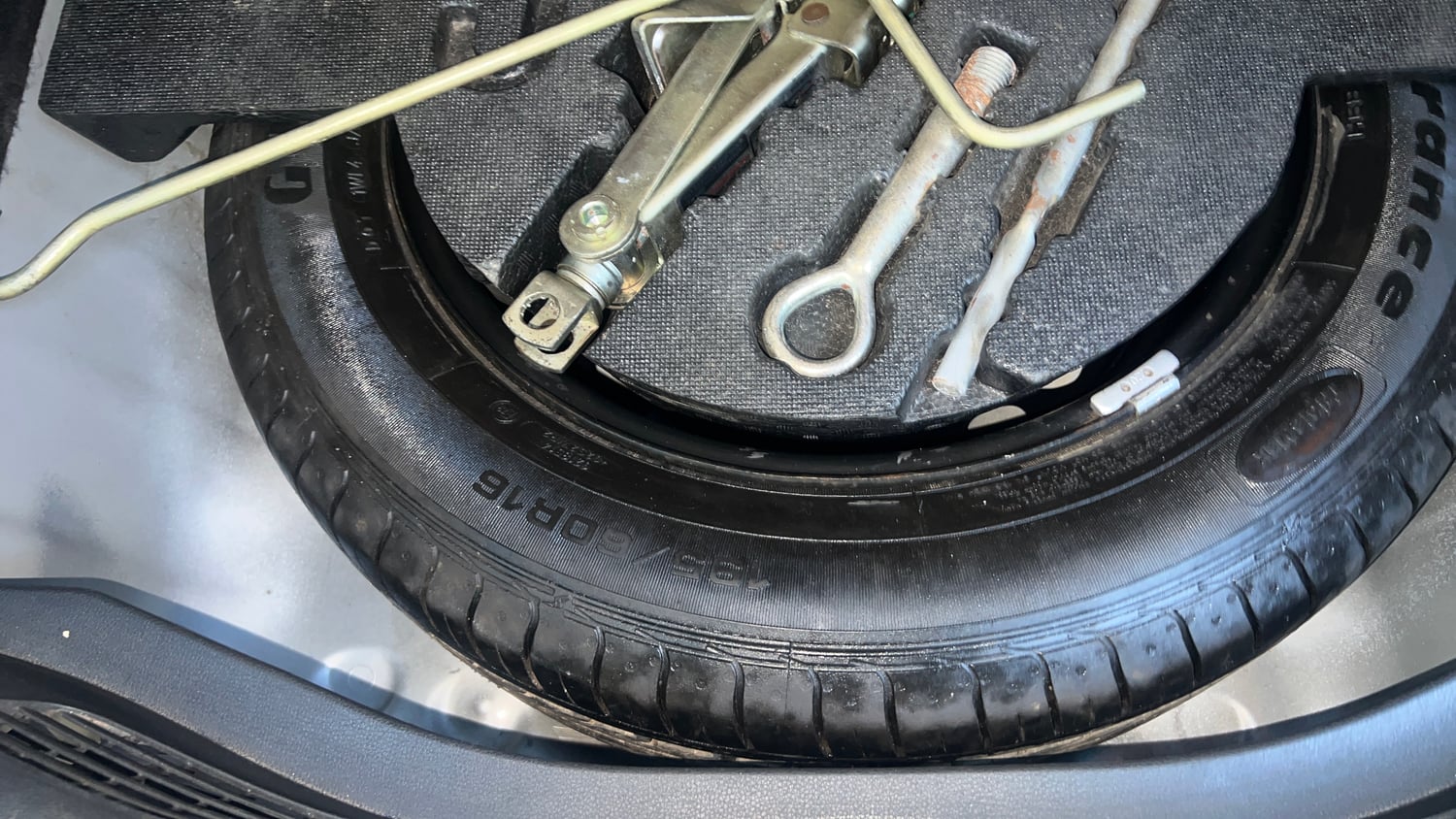 Used 2017 Honda WR-V VX MT Petrol Petrol Manual tyres SPARE TYRE VIEW
